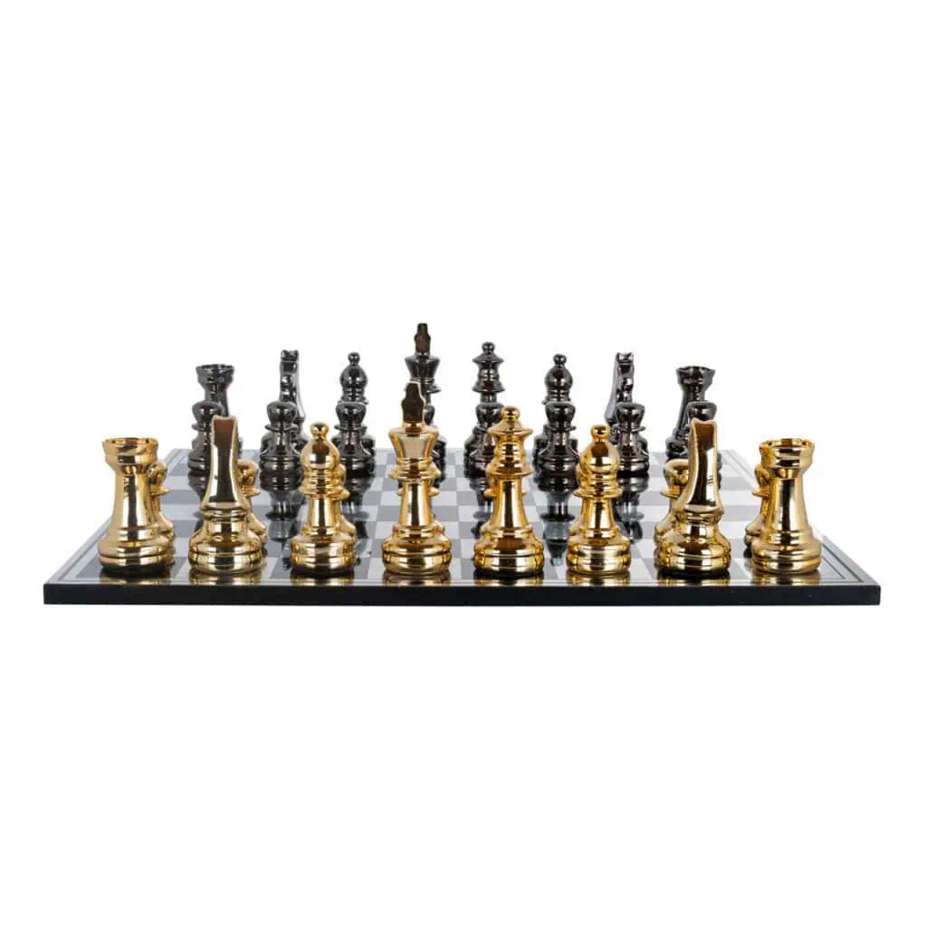 Richmond chess black gold silver 9