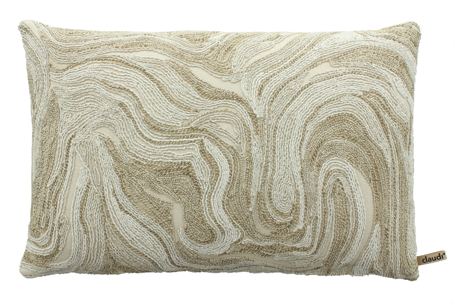 Claudi - Ondetty kussen - Sand- 40x60