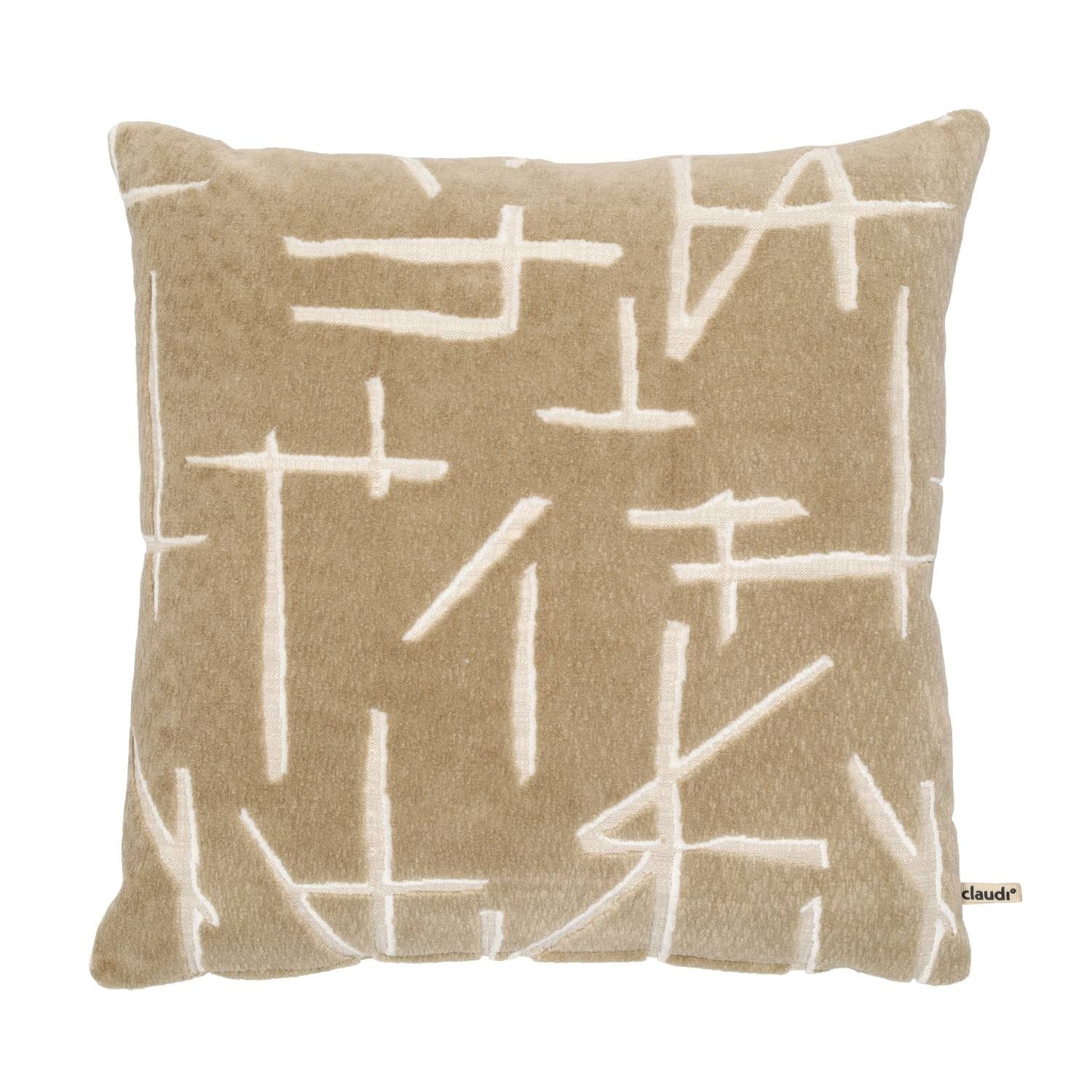 Claudi- Kussen Delano- Dark Sand- 45x45