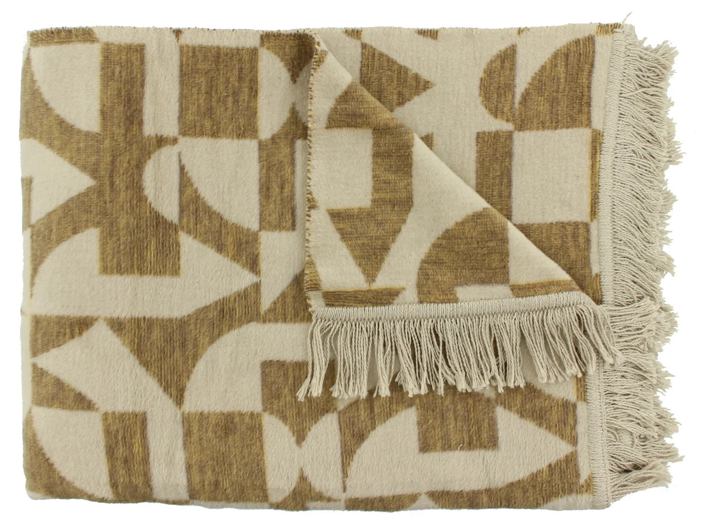 Claudi Plaid- Lonata - 150x200- Dark/Gold