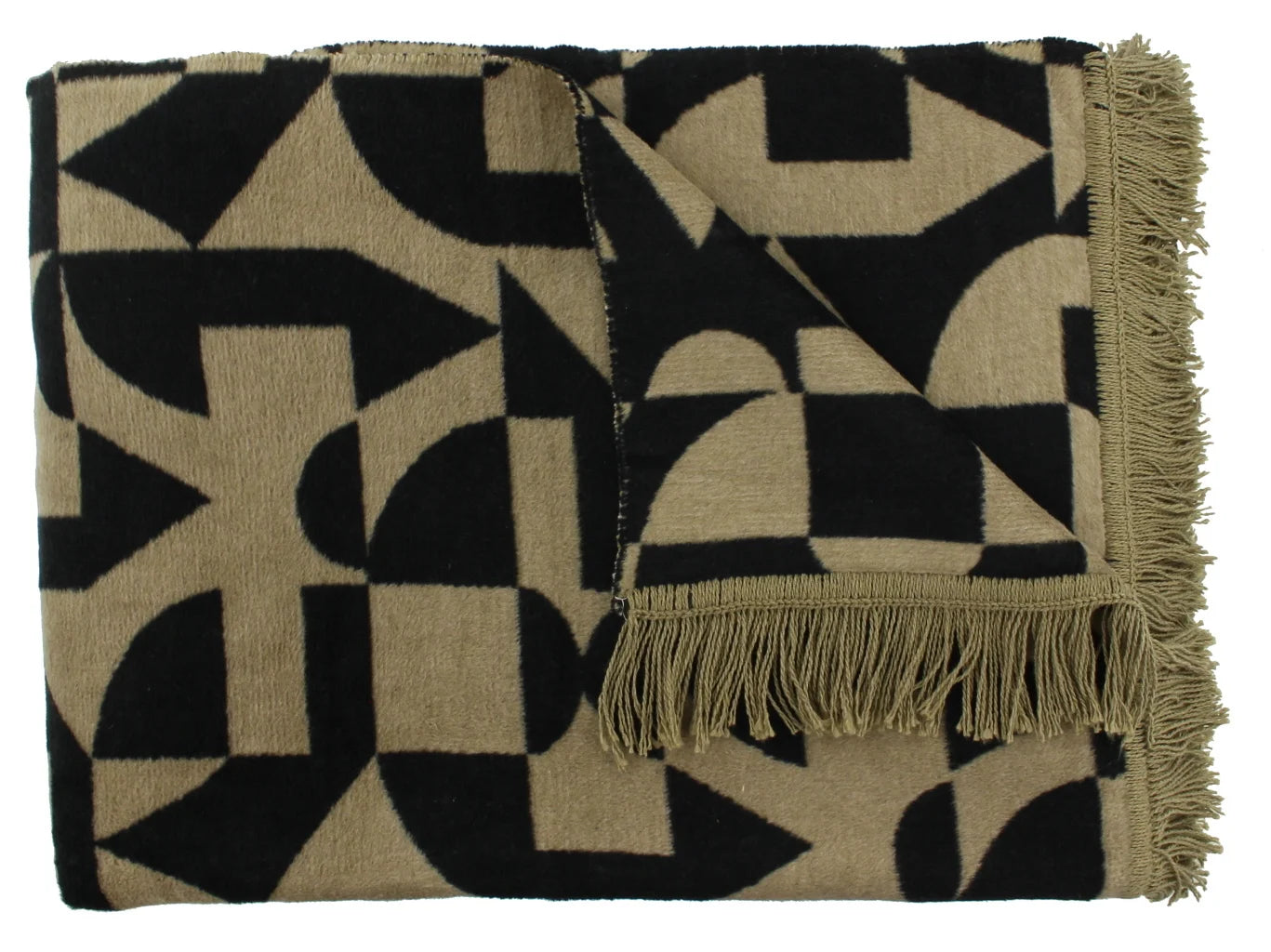 Plaid Lonata 150x200 cm Black/Brown