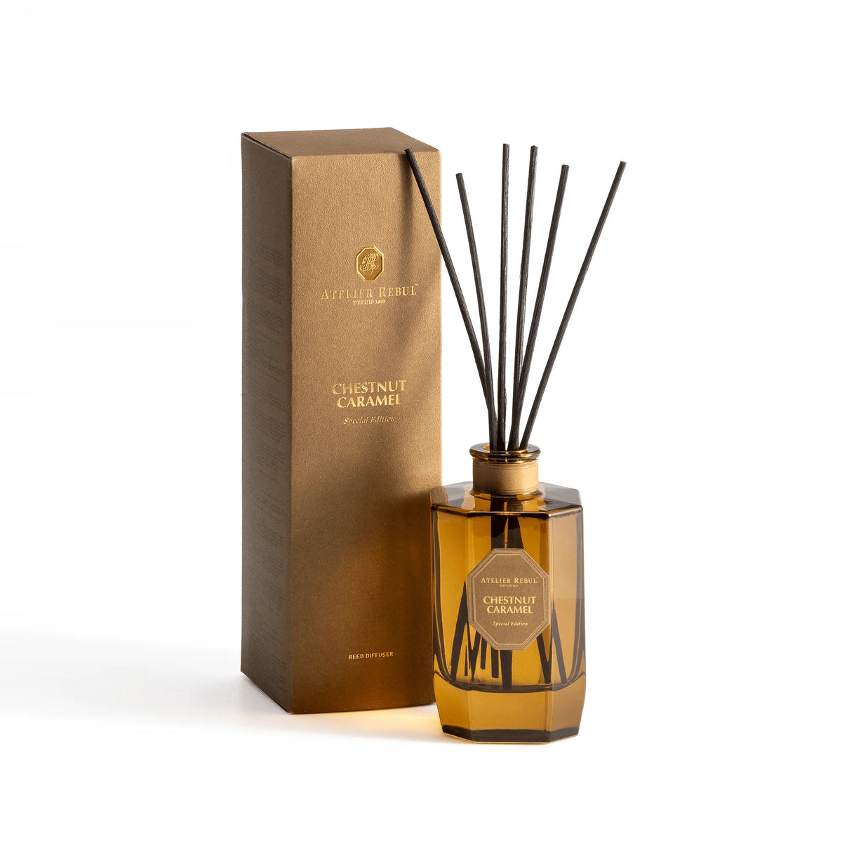 Atelier Rebul - geurstokjes Chestnut & Caramel Special Edition